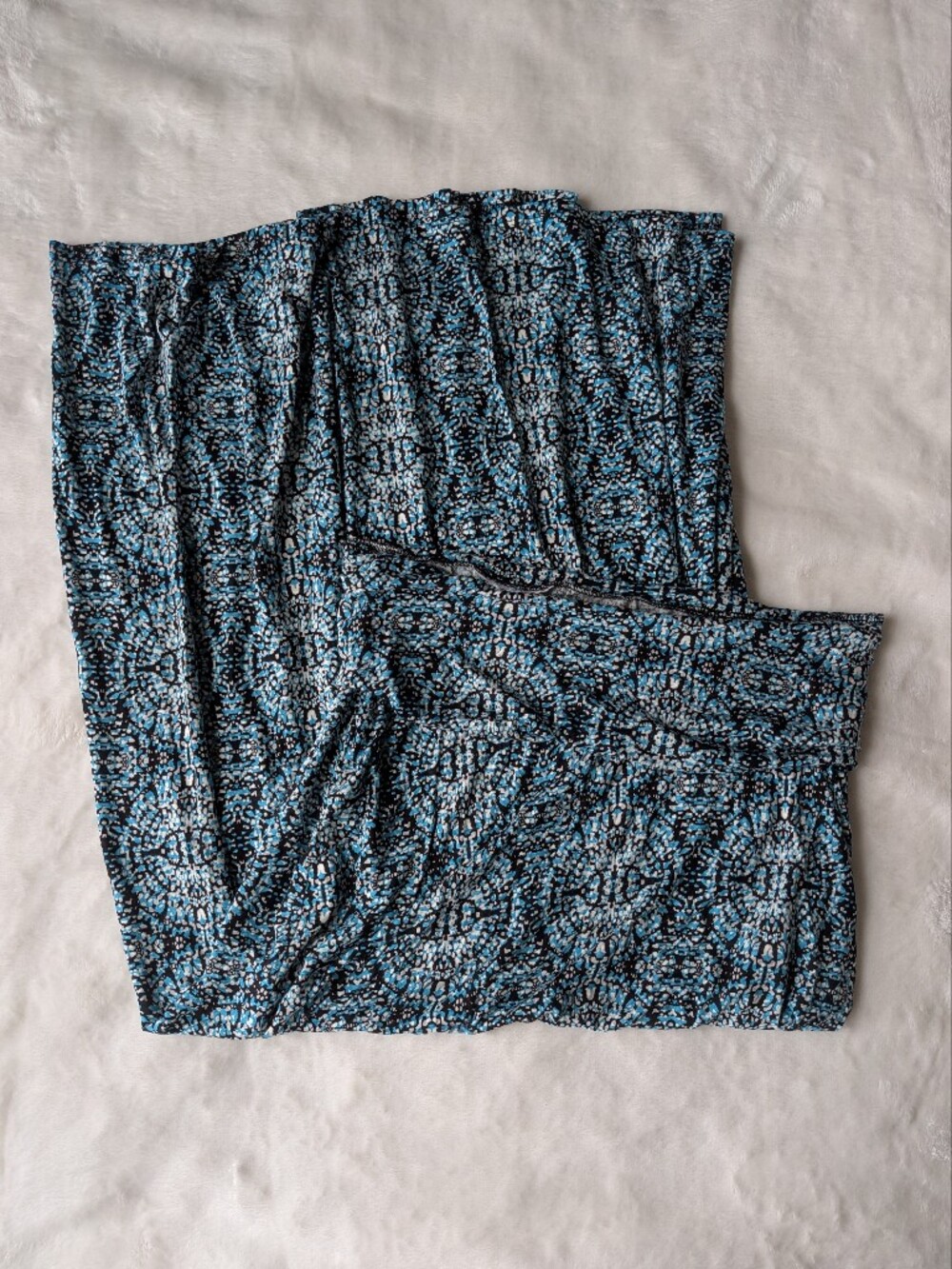 Vintage Fold Over Maxi Skirt